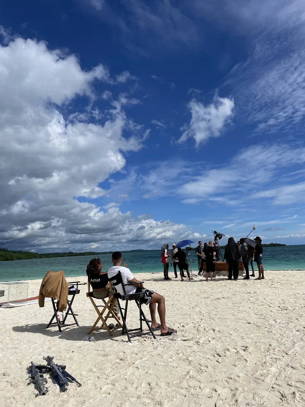Arif at Munch Museum Zanzibar production still