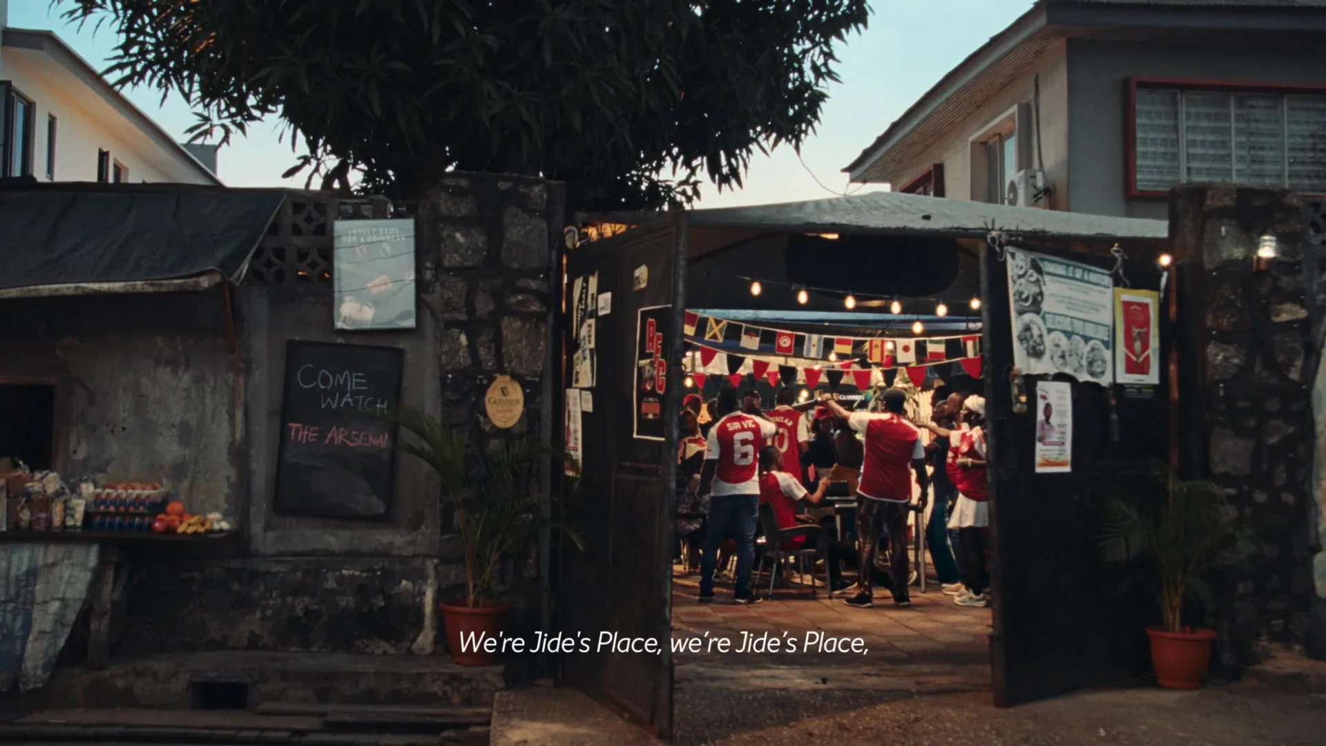 Guinness × Arsenal — Jide's Place, Lagos