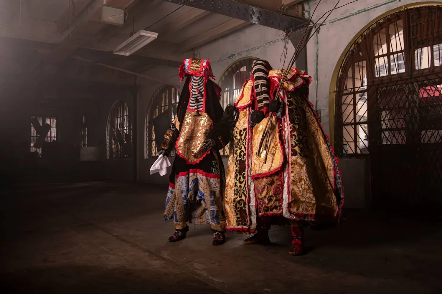AfroDance documentary - masked dancers