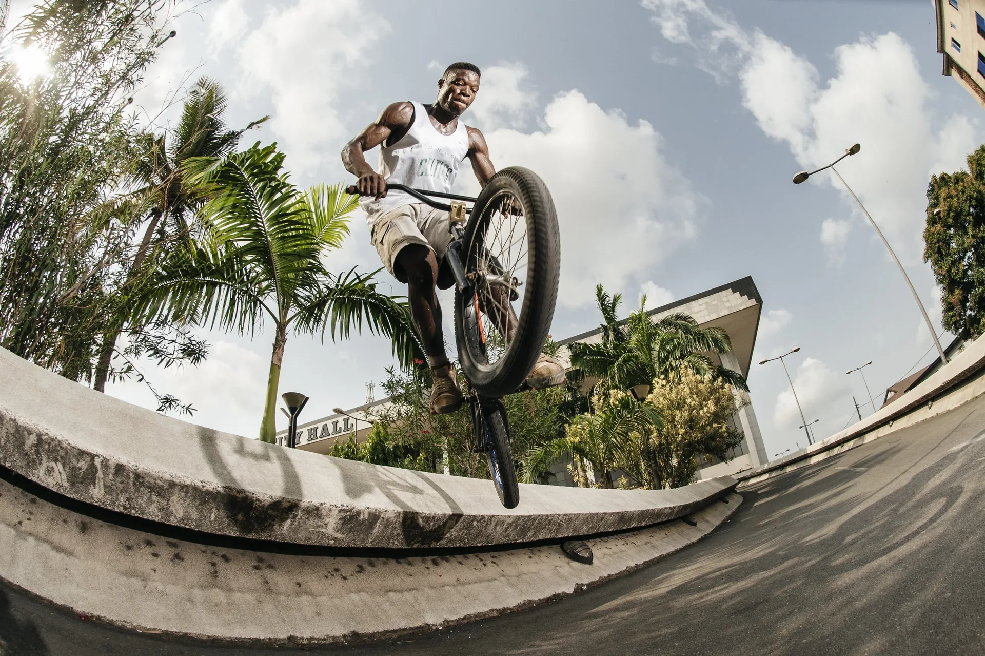 Red Bull BMX First Generation skatepark jump Lagos