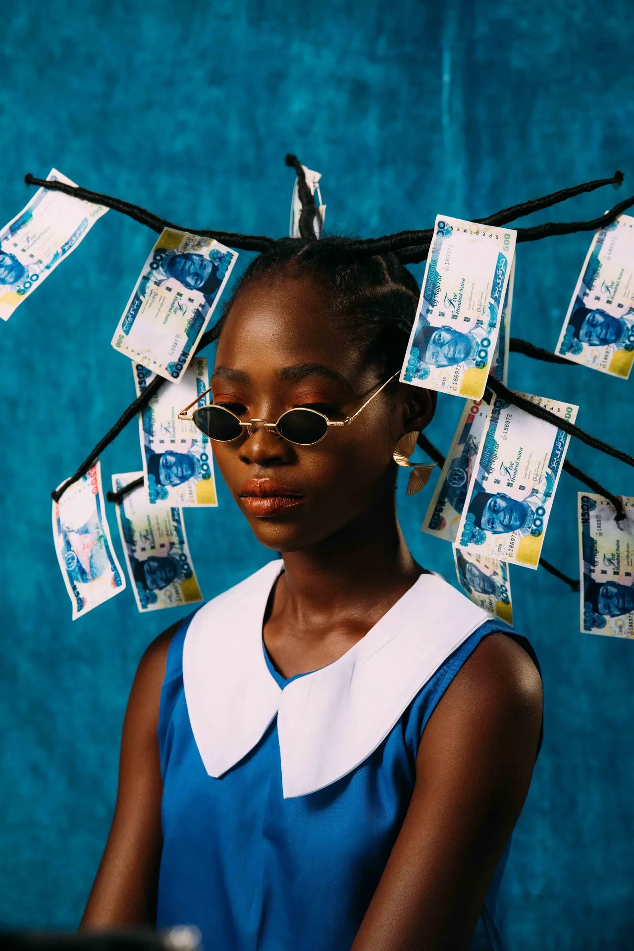 Tiwa Savage Koroba — naira hair portrait, Lagos